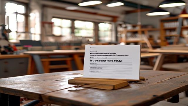 Carpenter workplace