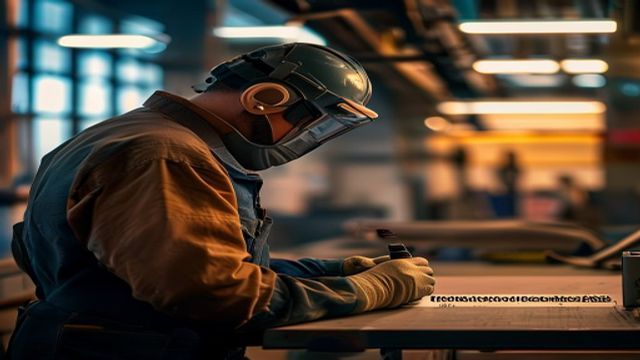 Welder workplace